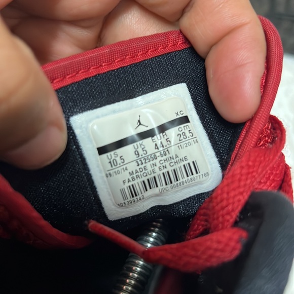 Jordan 1 retro mid blake griffin pe sz 10.5 black red - Picture 10 of 10